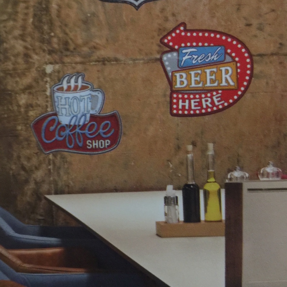 Small beer sign wall sticker